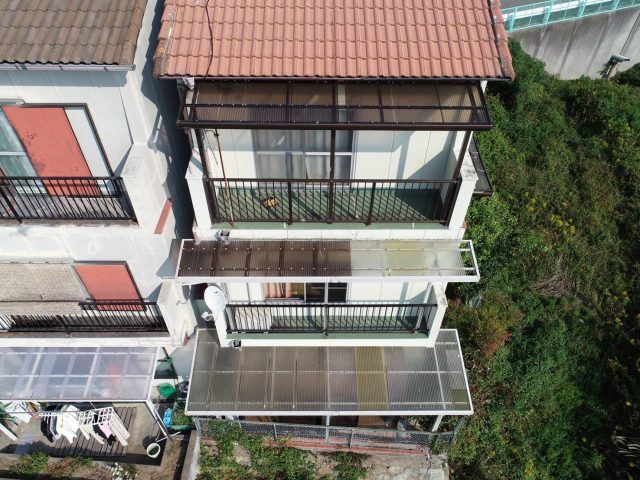 明石市で防水工事を行う住宅